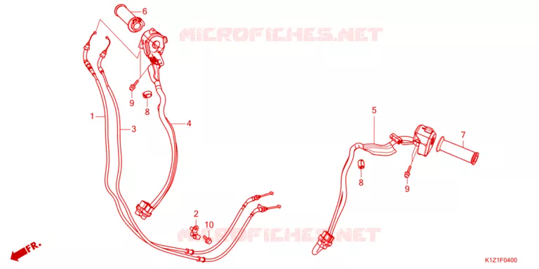 COMMODO - LEVIER - CABLE Honda SCOOTER 160 PCX 2023  WW160AP