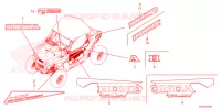 AUTOCOLLANTS pour Honda TALON 1000 R 2023