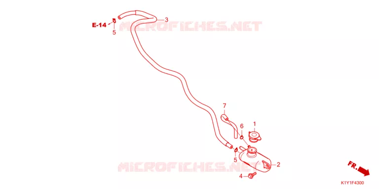 VASE D'EXPANSION Honda SCOOTER 125 PCX 2024  WW125AP