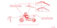 AUTOCOLLANTS pour Honda CRF 110 2024