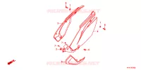 COUVERCLES LATERAUX pour Honda CRF 110 2024