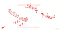 REPOSE PIED pour Honda CRF 110 2024