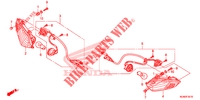 CLIGNOTANT AVANT pour Honda VFR 800 F 2014