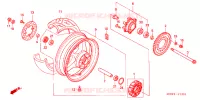 ROUE ARRIERE pour Honda CBR 600 F 2001