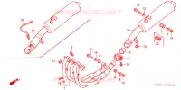 SILENCIEUX D'ECHAPPEMENT pour Honda CBR 600 F 2001