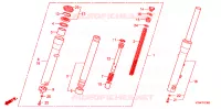 FOURCHE pour Honda SH 300 2007