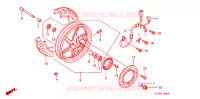ROUE AVANT pour Honda SH 300 2007