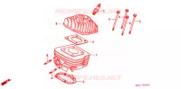 CULASSE pour Honda 50 SUPER DIO front brake drum 1991