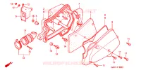 FILTRE A AIR pour Honda 50 SUPER DIO front brake drum 1991