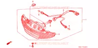 PHARE pour Honda 50 SUPER DIO front brake drum 1991