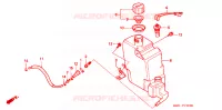 RESERVOIR D'HUILE pour Honda 50 SUPER DIO front brake drum 1991