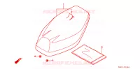 SELLE pour Honda 50 SUPER DIO front brake drum 1991