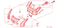 FEUX ARRIERE pour Honda TACT 50 1998