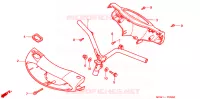 GUIDON   CARENAGE pour Honda TACT 50 1998