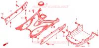 MARCHE PIEDS pour Honda TACT 50 1998