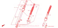 AMORTISSEUR AVANT pour Honda Z 50 R 1998