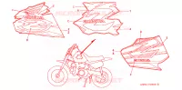 AUTOCOLLANTS pour Honda Z 50 R 1998