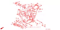 CADRE pour Honda XR 250 R 1990