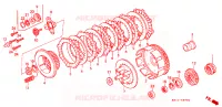 EMBRAYAGE pour Honda XR 250 R 1990