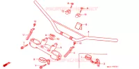 GUIDON   TE DE FOURCHE pour Honda XR 250 R 1990