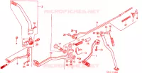 PEDALE   KICK pour Honda XR 250 R 1990