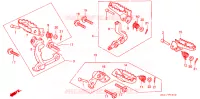 REPOSE PIED pour Honda XR 250 R 1990