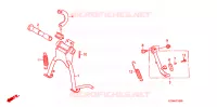 BEQUILLE pour Honda LITTLE CUB 50 CELL 2008