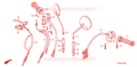 CABLES   COMMODOS   LEVIERS   POIGNEES pour Honda LITTLE CUB 50 CELL 2008