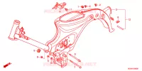 CADRE pour Honda LITTLE CUB 50 CELL 2008