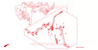 BEQUILLE LATERALE pour Honda GL 1500 GOLD WING ASPENCADE 1992