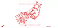 CADRE pour Honda GL 1500 GOLD WING ASPENCADE 1992
