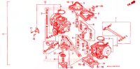 CARBURATEUR pour Honda GL 1500 GOLD WING ASPENCADE 1992