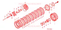 EMBRAYAGE pour Honda GL 1500 GOLD WING ASPENCADE 1992