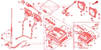 RADIO pour Honda GL 1500 GOLD WING ASPENCADE 1992