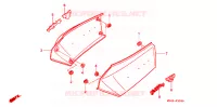 COUVERCLES LATERAUX pour Honda GL 1500 GOLD WING ASPENCADE 1992