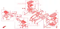 REPOSE PIED pour Honda GL 1500 GOLD WING ASPENCADE 1992