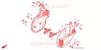 CACHES DISQUES pour Honda GL 1500 GOLD WING SE 1992