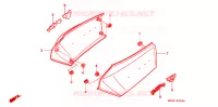 COUVERCLES LATERAUX pour Honda GL 1500 GOLD WING SE 1992
