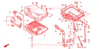 FILTRE A AIR pour Honda GL 1500 GOLD WING SE 1992