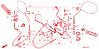 LEVIER DE GUIDON   CABLE   COMMODO pour Honda LEAD 110 EX 2008