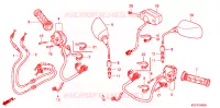 COMMODO   CABLE   RETROVISEUR pour Honda FORZA 250 Z ABS 2008