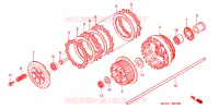 EMBRAYAGE pour Honda VTX 1800 N Black crankcase 2004