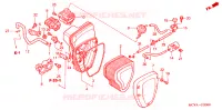 FILTRE A AIR pour Honda VTX 1800 N Black crankcase 2004