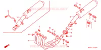 SILENCIEUX D'ECHAPPEMENT pour Honda CBR 600 F4 2001