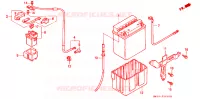 BATTERIE pour Honda CB 750 NIGHTHAWK 1991