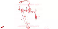 BEQUILLE LATERALE pour Honda CB 750 NIGHTHAWK 1991