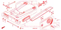 BRAS OSCILLANT pour Honda CB 750 NIGHTHAWK 1991