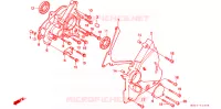 COUVERCLE GAUCHE pour Honda CB 750 NIGHTHAWK 1991