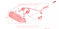 FEU ARRIERE pour Honda CB 750 NIGHTHAWK 1991