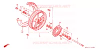 ROUE AVANT pour Honda CB 750 NIGHTHAWK 1991